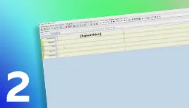 AM Sestavy - Prostředí editoru sestav K2